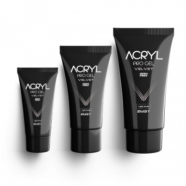 Acryl Pro Gel Velvet Light nude  - TUBA