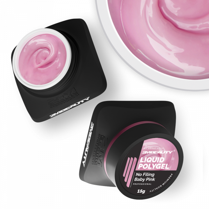 LIQUID POLYGEL NO FILING GEL - BABY PINK