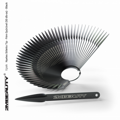 TIPSE SA DRŠKOM STILLETO (50KOM) - BLACK 2MBEAUTY