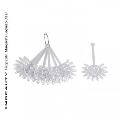 Fan color chart display - clear