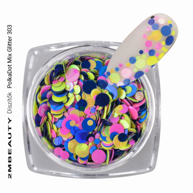 POLKADOT MIX GLITTER 303