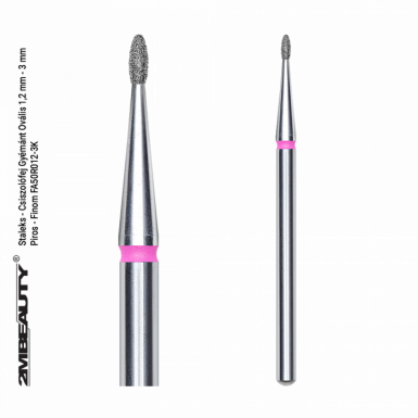 STALEKS PRO - OLIVE CRVENI MALI DIJAMANTNI NASTAVAK FA50R012/3K