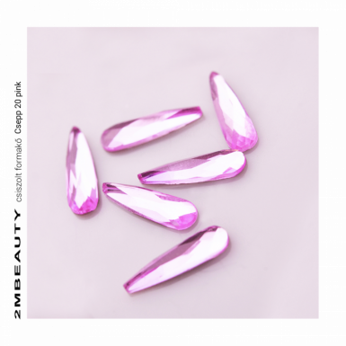 Kristal kap 20 pink