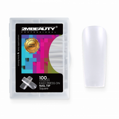 EASY PRESS ON NAIL TIP SQUARE - 100 KOM.