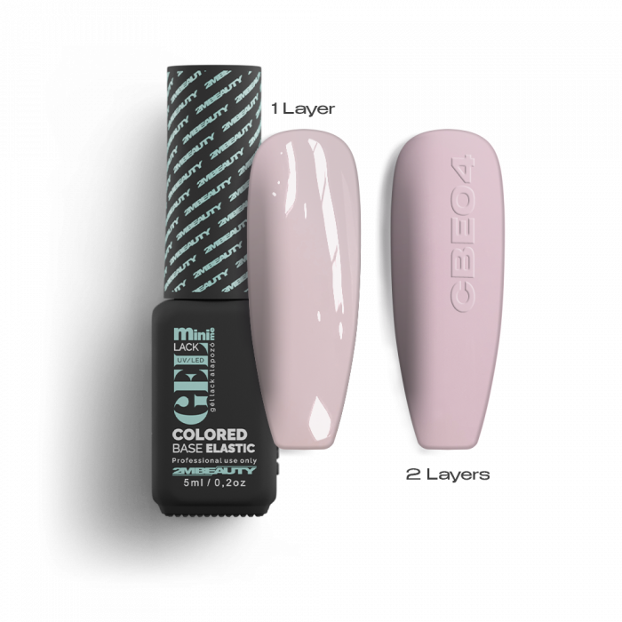 Colored Base Elastic CBE04 Milky Pink